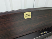 Load image into Gallery viewer, Yamaha Clavinova CLP-150 Digital Piano and stool in dark rosewood stock #23460