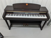 Load image into Gallery viewer, Yamaha Clavinova CLP-150 Digital Piano and stool in dark rosewood stock #23460