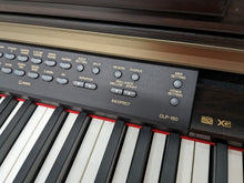 Load image into Gallery viewer, Yamaha Clavinova CLP-150 Digital Piano and stool in dark rosewood stock #23460