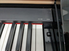 Load image into Gallery viewer, Yamaha Clavinova CLP-330PE glossy black polished ebony Piano stock #23464