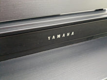Load image into Gallery viewer, Yamaha Clavinova CLP-535 digital piano and stool in satin black stock # 23466