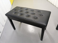 Load image into Gallery viewer, Yamaha Clavinova CLP-535 digital piano and stool in satin black stock # 23466