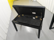 Load image into Gallery viewer, Yamaha Clavinova CLP-535 digital piano and stool in satin black stock # 23466