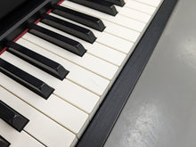 Load image into Gallery viewer, Yamaha Clavinova CLP-535 digital piano and stool in satin black stock # 23466