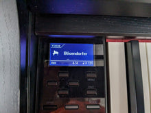 Load image into Gallery viewer, Yamaha Clavinova CLP-535 digital piano and stool in satin black stock # 23466