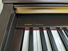 Load image into Gallery viewer, Yamaha Clavinova CLP-120 Digital Piano and stool in dark rosewood stock #23470