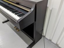 Load image into Gallery viewer, Yamaha Clavinova CLP-340 Digital Piano and stool in dark rosewood stock # 23473