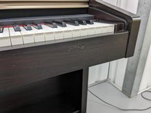 Load image into Gallery viewer, Yamaha Clavinova CLP-340 Digital Piano and stool in dark rosewood stock # 23473