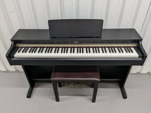 Load image into Gallery viewer, Yamaha Arius YDP-162 Digital Piano satin black clavinova keyboard stock #23471