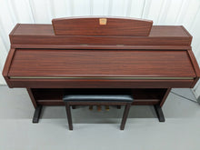 Load image into Gallery viewer, Yamaha Clavinova CLP-240 Digital Piano and stool mahogany finish stock nr 23481
