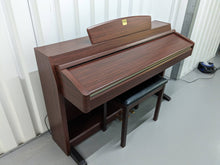 Load image into Gallery viewer, Yamaha Clavinova CLP-240 Digital Piano and stool mahogany finish stock nr 23481