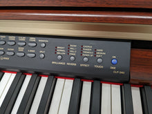 Load image into Gallery viewer, Yamaha Clavinova CLP-240 Digital Piano and stool mahogany finish stock nr 23481