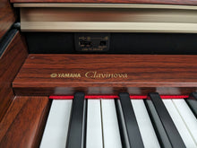 Load image into Gallery viewer, Yamaha Clavinova CLP-240 Digital Piano and stool mahogany finish stock nr 23481