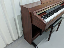Load image into Gallery viewer, Yamaha Clavinova CLP-240 Digital Piano and stool mahogany finish stock nr 23481
