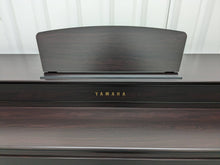 Load image into Gallery viewer, Yamaha Clavinova CLP-535 digital piano and stool in dark rosewood finish stock number 23488