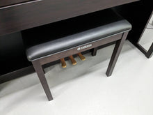 Load image into Gallery viewer, Yamaha Clavinova CLP-535 digital piano and stool in dark rosewood finish stock number 23488
