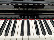 Load image into Gallery viewer, Yamaha Clavinova CLP-685 digital piano and stool in glossy black polished ebony stock number 23491