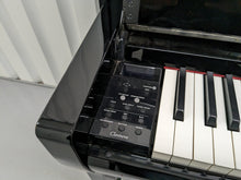 Load image into Gallery viewer, Yamaha Clavinova CLP-685 digital piano and stool in glossy black polished ebony stock number 23491