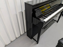 Load image into Gallery viewer, Yamaha Clavinova CLP-685 digital piano and stool in glossy black polished ebony stock number 23491