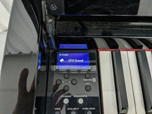 Load image into Gallery viewer, Yamaha Clavinova CLP-685 digital piano and stool in glossy black polished ebony stock number 23491