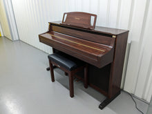Load image into Gallery viewer, Yamaha Clavinova CLP-880 digital piano and stool in mahogany finish stock number 23492