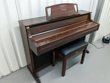 Load image into Gallery viewer, Yamaha Clavinova CLP-880 digital piano and stool in mahogany finish stock number 23492