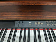 Load image into Gallery viewer, Yamaha Clavinova CLP-880 digital piano and stool in mahogany finish stock number 23492