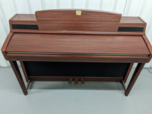 Load image into Gallery viewer, Yamaha Clavinova CLP-270 digital piano and stool in mahogany finish stock number 23497