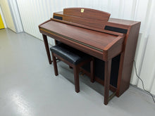 Load image into Gallery viewer, Yamaha Clavinova CLP-270 digital piano and stool in mahogany finish stock number 23497