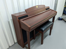 Load image into Gallery viewer, Yamaha Clavinova CLP-270 digital piano and stool in mahogany finish stock number 23497