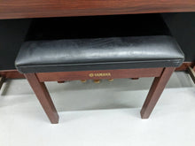 Load image into Gallery viewer, Yamaha Clavinova CLP-270 digital piano and stool in mahogany finish stock number 23497