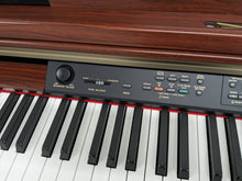 Load image into Gallery viewer, Yamaha Clavinova CLP-270 digital piano and stool in mahogany finish stock number 23497