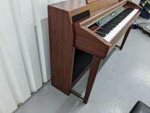 Load image into Gallery viewer, Yamaha Clavinova CLP-270 digital piano and stool in mahogany finish stock number 23497
