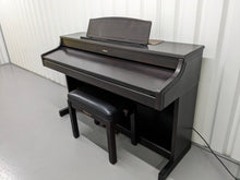 Load image into Gallery viewer, Roland HP-7e digital piano and stool in dark rosewood finish stock number 23496