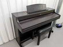 Load image into Gallery viewer, Roland HP-7e digital piano and stool in dark rosewood finish stock number 23496