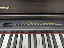 Load image into Gallery viewer, Roland HP-7e digital piano and stool in dark rosewood finish stock number 23496
