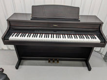 Load image into Gallery viewer, Roland HP-7e digital piano and stool in dark rosewood finish stock number 23496