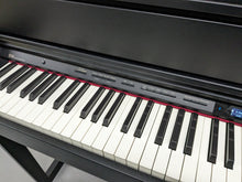 Load image into Gallery viewer, Roland HP605 digital piano and stool in satin black finish stock number 23489