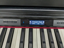 Load image into Gallery viewer, Roland HP605 digital piano and stool in satin black finish stock number 23489