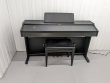 Load image into Gallery viewer, Roland RP301 digital piano and stool in satin black finish stock number 23508