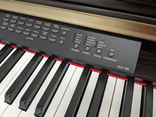 Load image into Gallery viewer, Yamaha Clavinova CLP-130 Digital Piano and stool in dark rosewood stock #24003