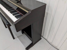 Load image into Gallery viewer, Yamaha Clavinova CLP-130 Digital Piano and stool in dark rosewood stock #24003