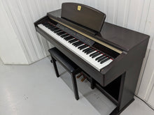Load image into Gallery viewer, Yamaha Clavinova CLP-130 Digital Piano and stool in dark rosewood stock #24003