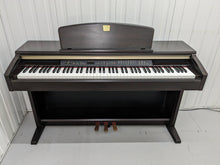 Load image into Gallery viewer, Yamaha Clavinova CLP-130 Digital Piano and stool in dark rosewood stock #24003
