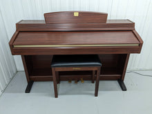 Load image into Gallery viewer, Yamaha Clavinova CLP-240 Digital Piano and stool mahogany finish stock nr 23490