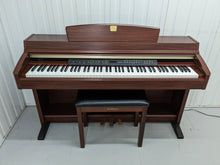 Load image into Gallery viewer, Yamaha Clavinova CLP-240 Digital Piano and stool mahogany finish stock nr 23490