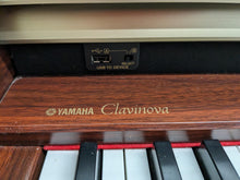 Load image into Gallery viewer, Yamaha Clavinova CLP-240 Digital Piano and stool mahogany finish stock nr 23490