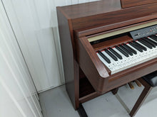 Load image into Gallery viewer, Yamaha Clavinova CLP-240 Digital Piano and stool mahogany finish stock nr 23490