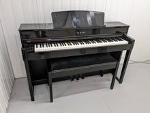 Load image into Gallery viewer, Yamaha Clavinova CLP-545PE in Polished Ebony glossy black + stool stock nr 23502