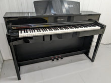 Load image into Gallery viewer, Yamaha Clavinova CLP-545PE in Polished Ebony glossy black + stool stock nr 23502